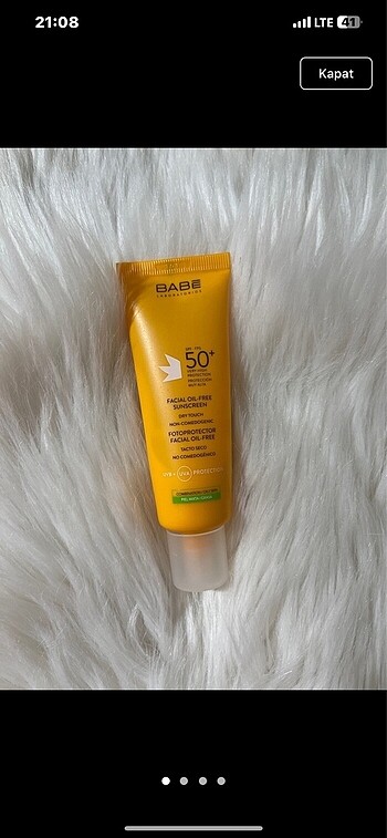 Babe Facial Oil Free Sunscreen