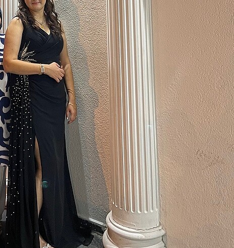 44 Beden TAŞLI ÖZEL TASARIM ABİYE