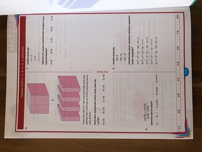 Beden Renk TYT AYT GEOMETRİ YANIT YAYINLARI SORU BANKASI,412 sayfa
