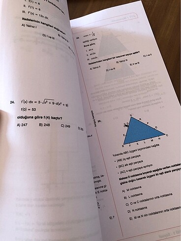 Beden Ayt Ayna Denemeleri Sayısal 3 Adet deneme Tonguç Kampüs