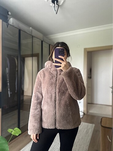 Mango Mango pudra peluş mont