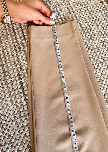 Bej yüksek bel ZR model Günlük Kadın Sigara - Görsel 6