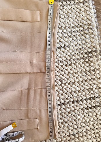 Bej yüksek bel ZR model Günlük Kadın Sigara - Görsel 5