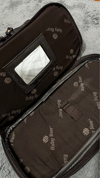 Ruby rose vintage deri çanta - Görsel 5