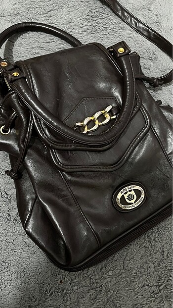 Ruby rose vintage deri çanta - Görsel 2