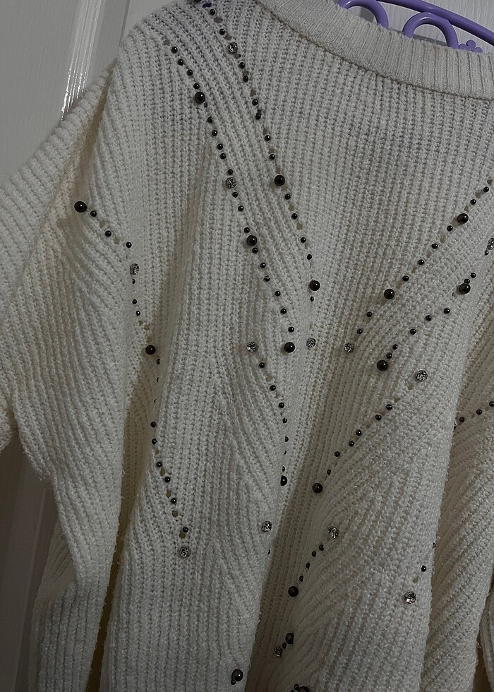 Boncuklu kazak - Görsel 2