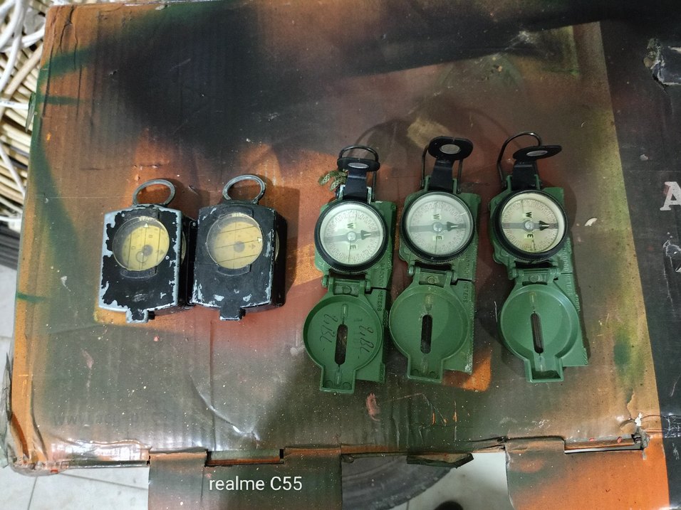 Koyu Haki Renkli Askeri pusula - Görsel 5