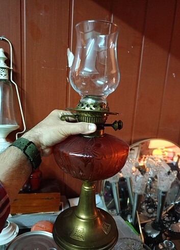 Beden bordo Renk Vintage gaz lambasi