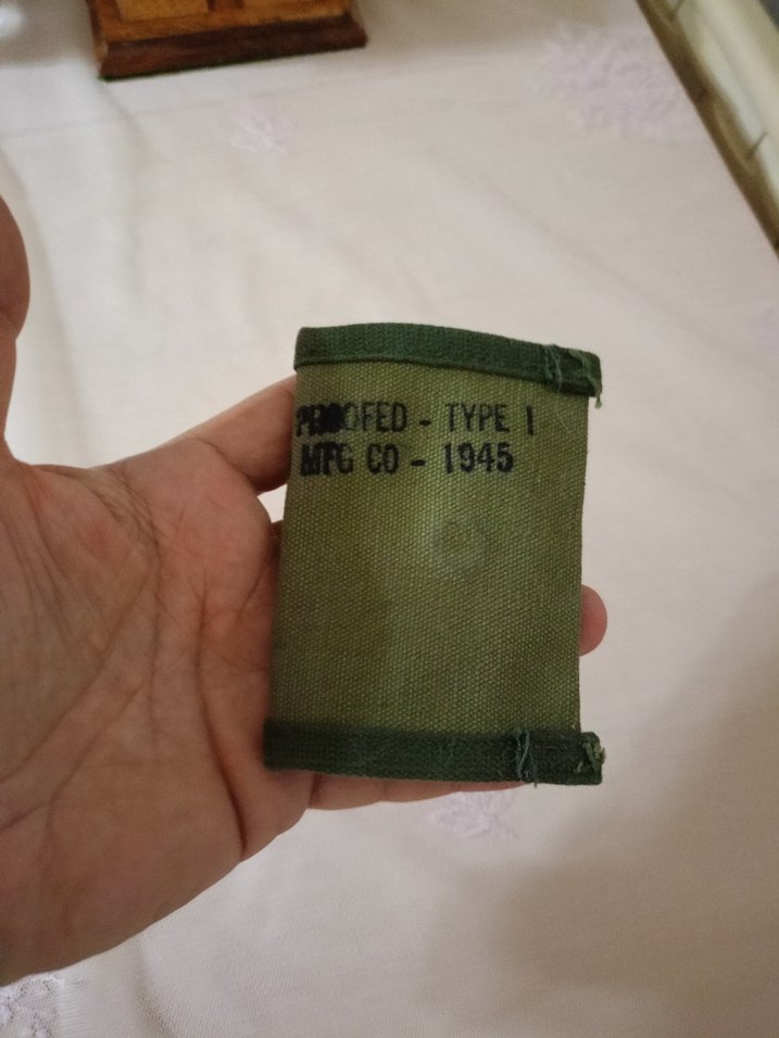 1945 yılı Amerikan ordusu muhimmat yada pusula kilifi - Görsel 4