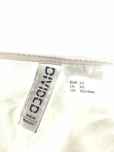 xs Beden beyaz Renk H&M Mini Üst %70 İndirimli.