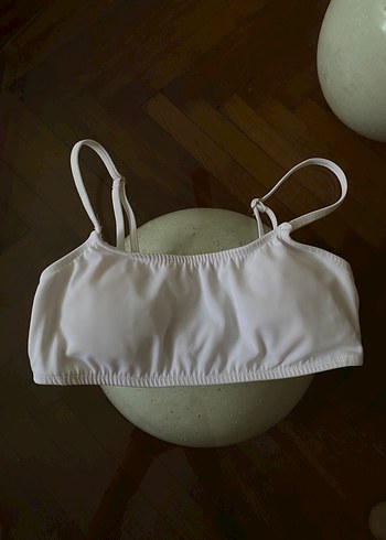 Diğer Beyaz Minimalist Bikini Ustu