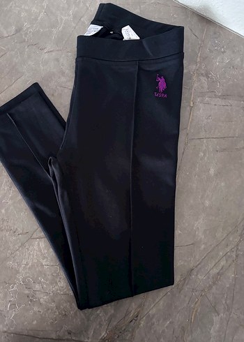 U.S Polo Assn. Siyah Dar Paca Pantolon