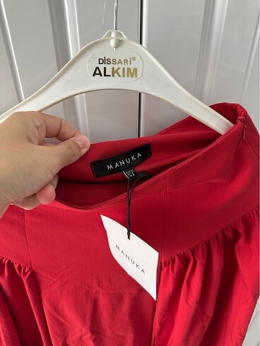 s Beden kırmızı Renk Manuka etek