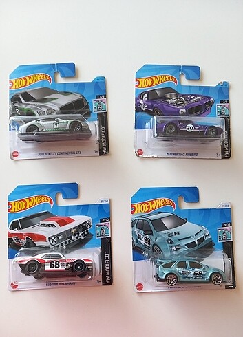 Hot wheels 4lü set modified