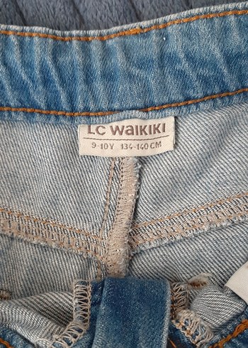 Düğmeli kız çocuk Denim Şort - Görsel 3