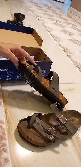 birkenstock haki yeşil terlik