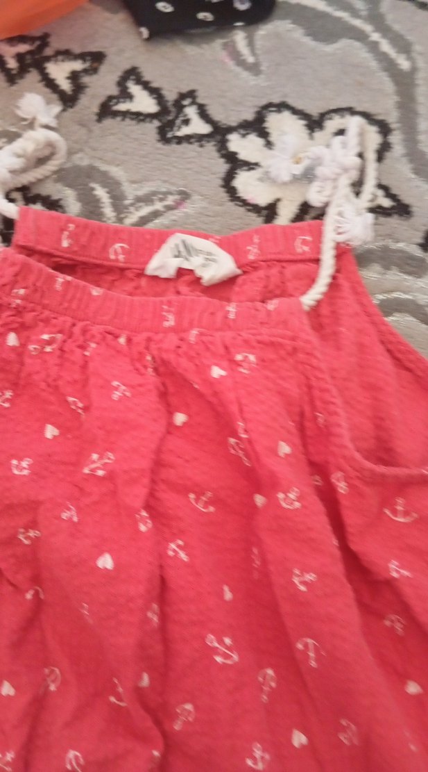 Kız Çocuk Pembe Fırfırlı Bohem Elbise - Görsel 3