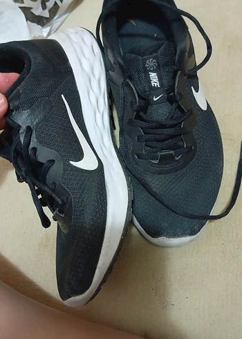 Siyah Nike Erkek Spor Ayakkabı Bağcığı - Görsel 6