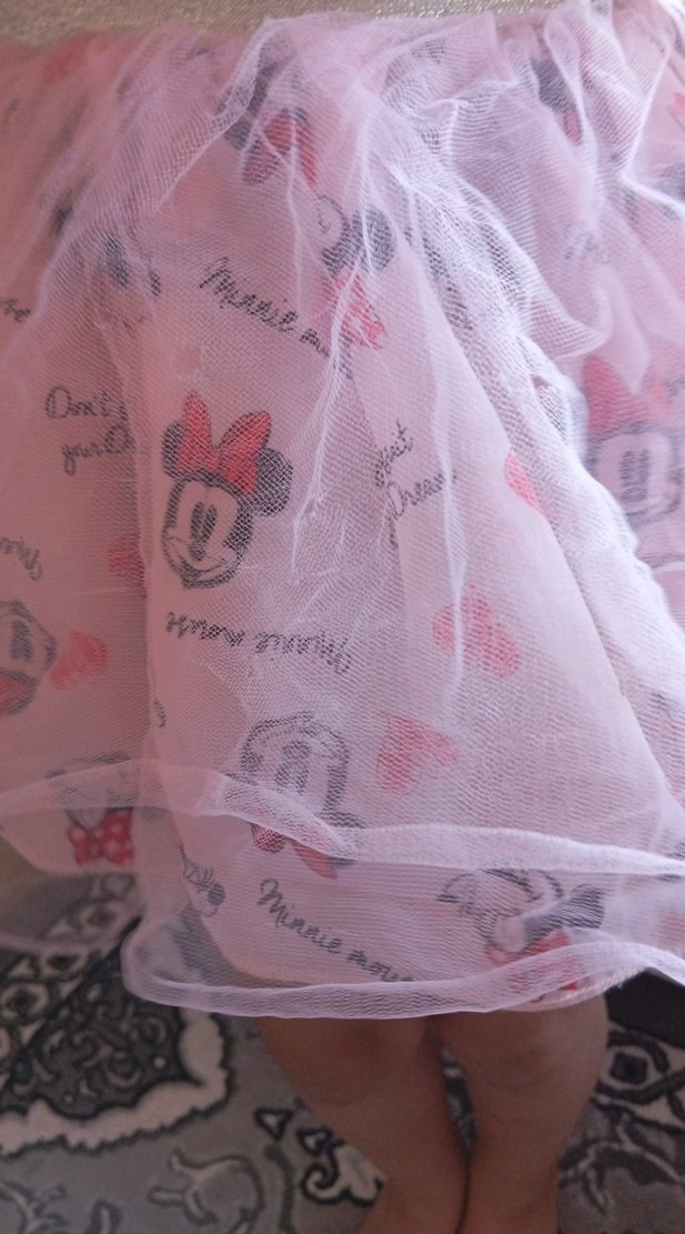 Kız Çocuk Pembe Tül Etek - Görsel 3