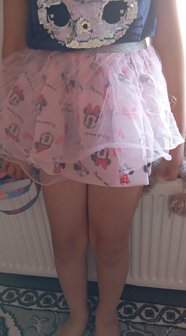 Kız Çocuk Pembe Tül Etek - Görsel 2