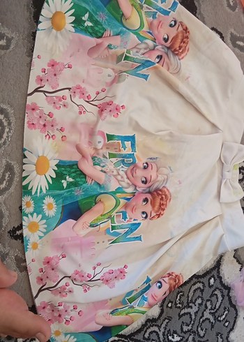 Beyaz Baskılı Kız Çocuk Etek - Görsel 5