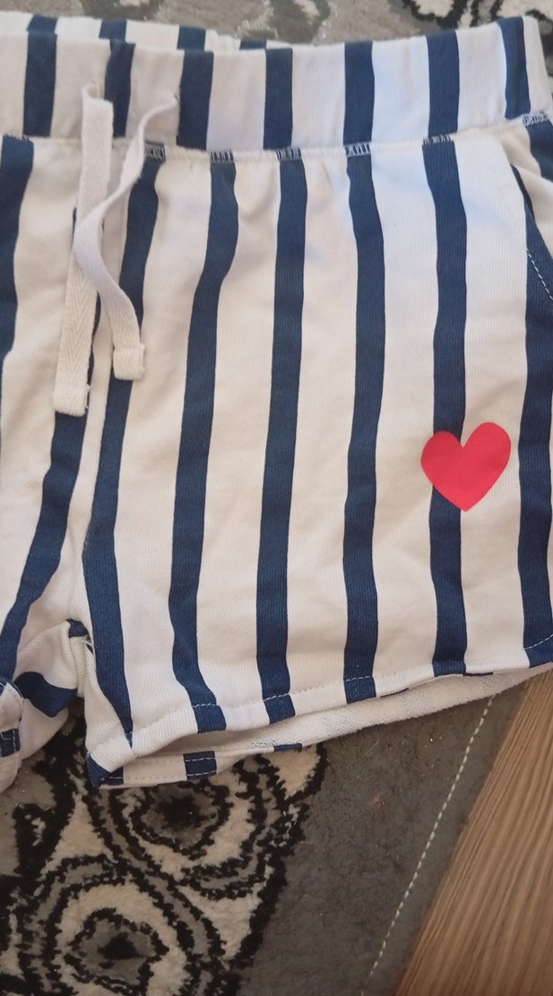 Çizgili kiz cocuk sort - Görsel 4