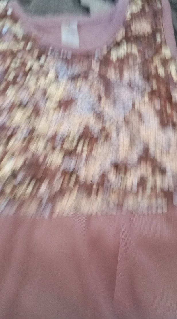 Pembe Payetli Kız Çocuk Elbise - Görsel 2