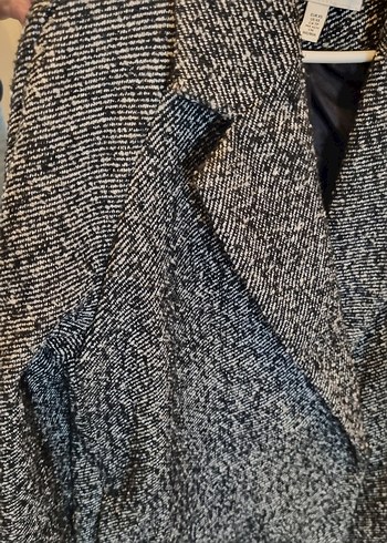 Gri Uzun Kadın Kaban - Görsel 3