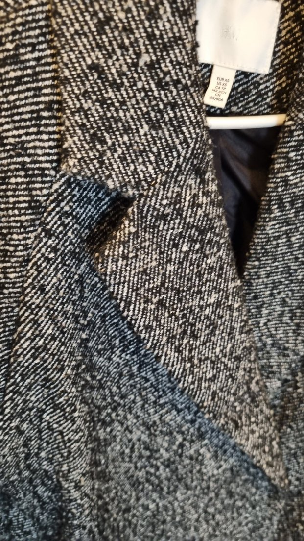 Gri Uzun Kadın Kaban - Görsel 2