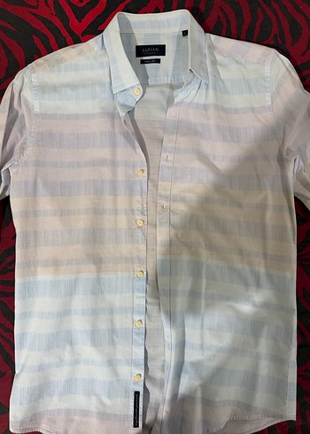 Erkek Gri Pamuklu Gömlek - Görsel 5