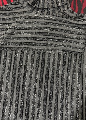 Gri Yarım Balıkçı Yaka Kadın Triko Kazak - Görsel 6