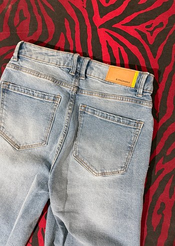 Günlük Siyah Rahat Kesim Kadın Kot Pantolon - Görsel 7