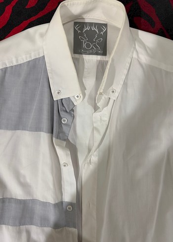 Erkek Beyaz Pamuk Gömlek - Görsel 5