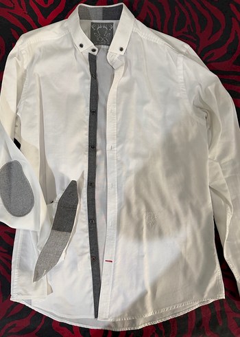 Beyaz Pamuklu Ofis Gömleği - Görsel 6