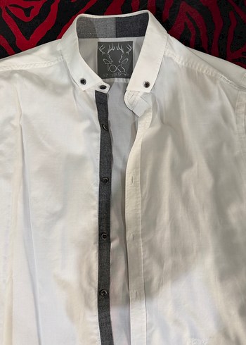 Beyaz Pamuklu Ofis Gömleği - Görsel 4