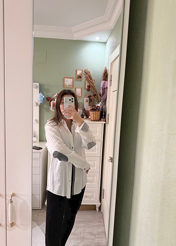 Beyaz Pamuklu Ofis Gömleği - Görsel 2