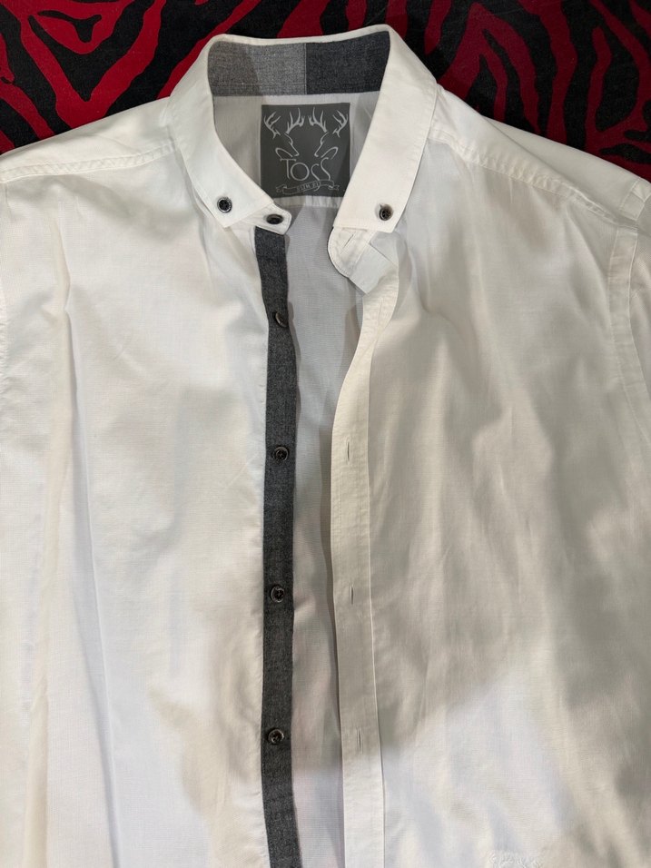 Beyaz Pamuklu Ofis Gömleği - Görsel 4