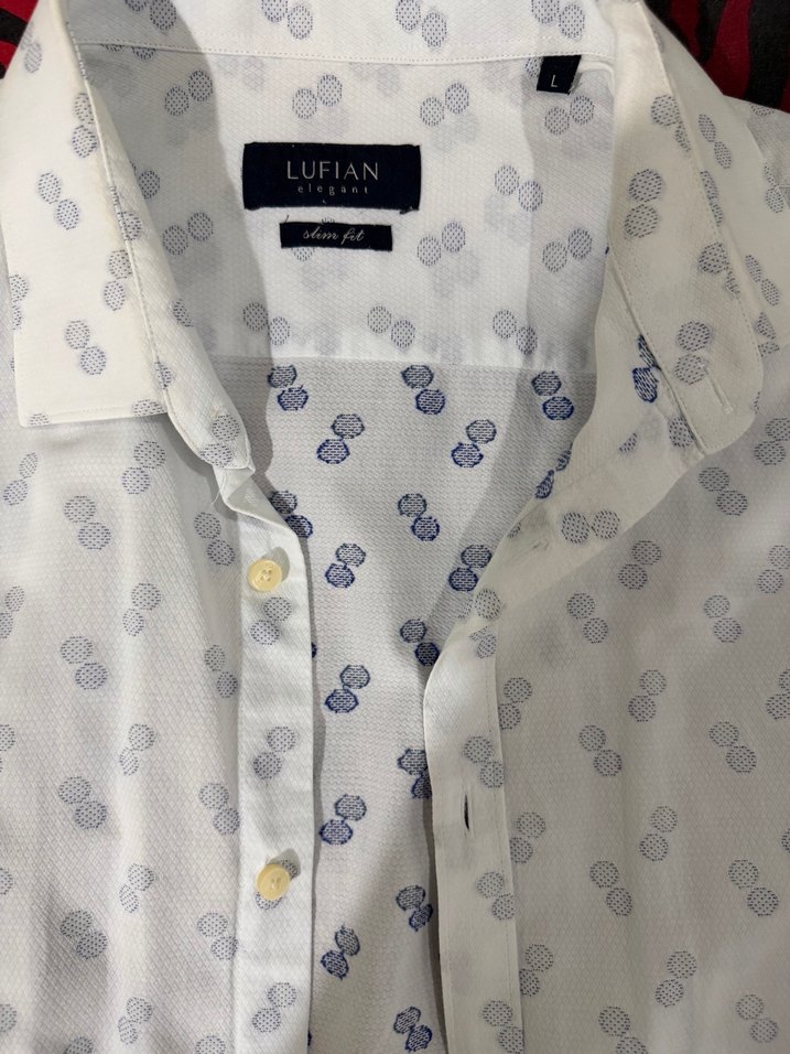 Bol Kesim, Uzun Kollu, Bağlamalı Desenli Gömlek - Görsel 5