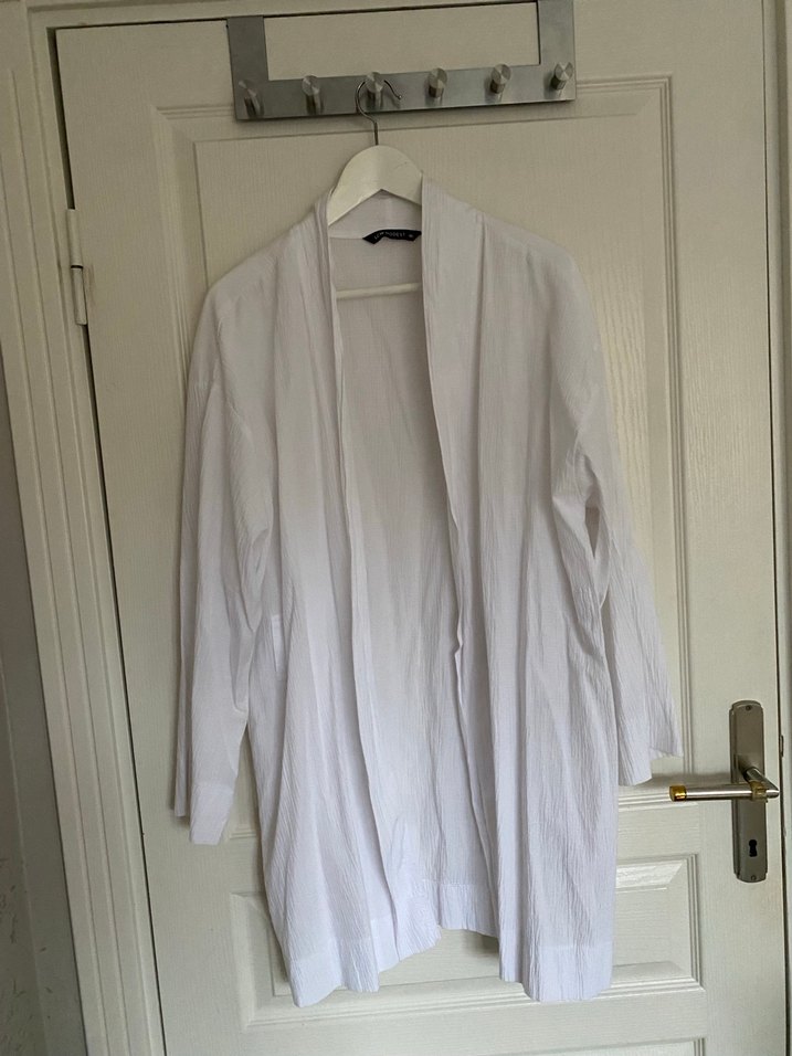 Kadın beyaz kimono - Görsel 2