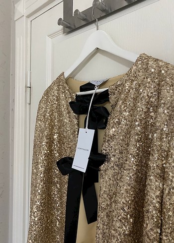 Kadın parlak pullu ceket - Görsel 3