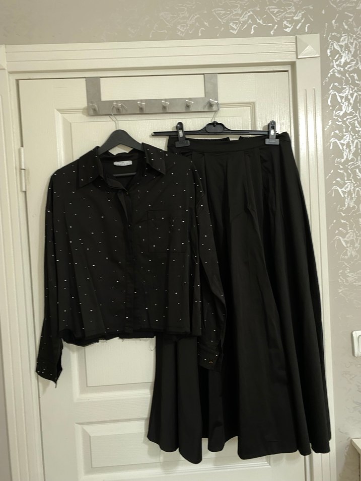 Kadın etek gömlek takım - Görsel 3