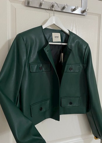 Kadın deri ceket - Görsel 3