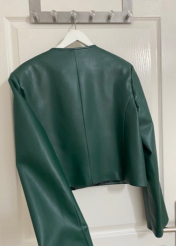 Kadın deri ceket - Görsel 6