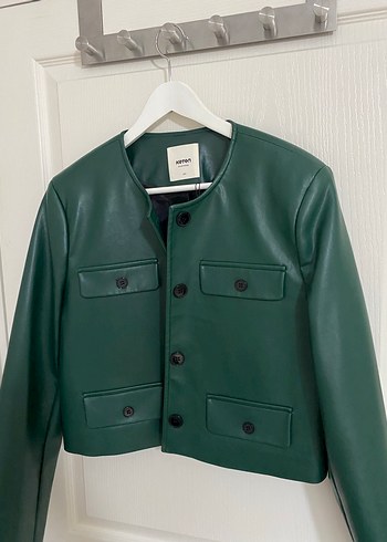 Kadın deri ceket - Görsel 5