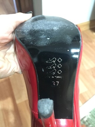 37 Beden kırmızı Renk Kırmızı stiletto