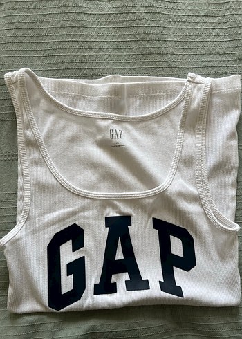 Gap Beyaz GAP Baskılı Pamuklu Atlet
