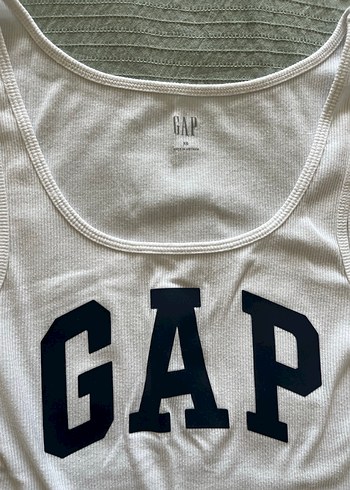 xs Beden Beyaz GAP Baskılı Pamuklu Atlet