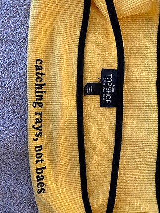 m Beden Topshop Sarı Crop