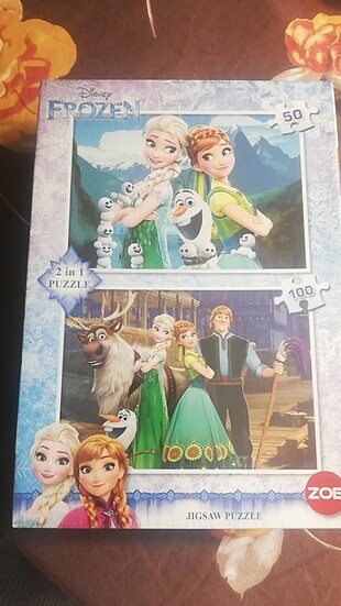 Elsa Kutusu Açılmamış 2 li Puzzle 