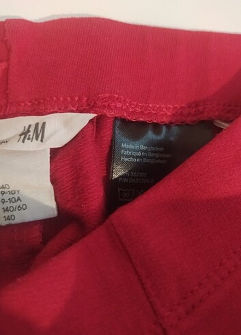 H&M Kırmızı Penye Tayt 6-7 yaş H&M
